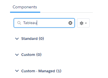 Tableau Viz component page 