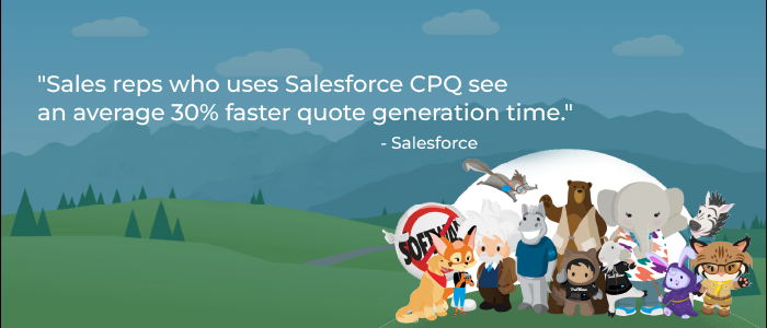 30 percent, salesforce cpq