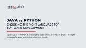 Java vs Python - Choosing the Right Language for Software Development - Emorphis Technologies